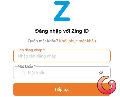 Đăng nhập tài khoản