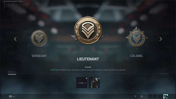 Phần thưởng xếp hạng của Delta Force