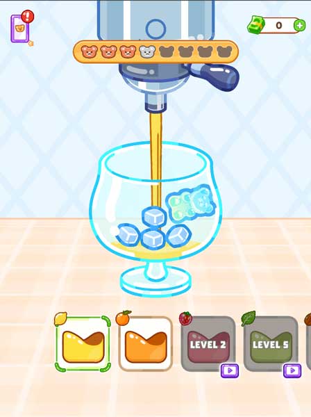 Chuẩn bị đồ ăn, đồ uống theo yêu cầu cấp độ