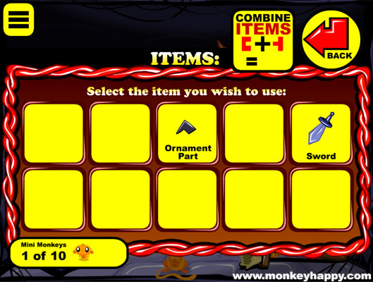 Ghép hoặc sử dụng các vật phẩm.