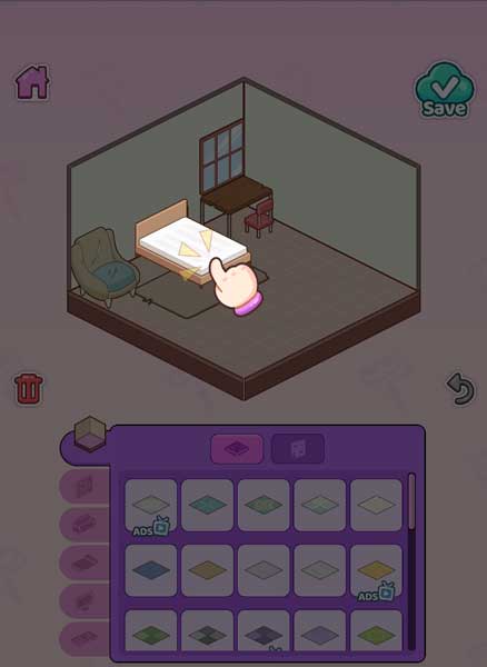 Lựa chọn vị trí để tùy chỉnh