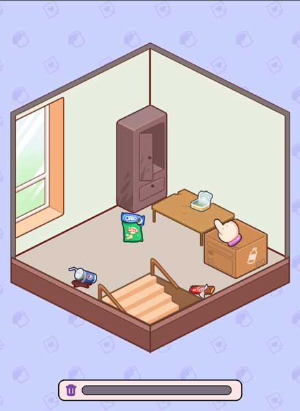 Quét dọn các đồ vật cũ