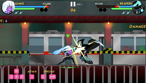 Chiến đấu với đối thủ