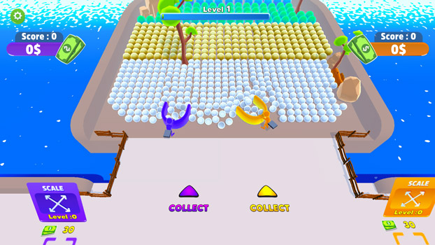 Chế độ chơi 2 người vô cùng thú vị.