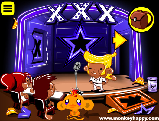 Chơi game Chú khỉ buồn: Thử tài Got Talent - GameVui.vn