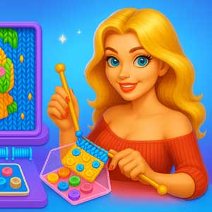 Tháo len thêu tranh