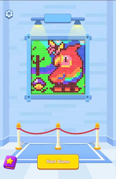 Chơi game Tháo len thêu tranh - GameVui