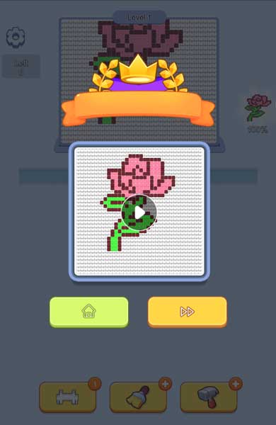 Hoàn thành cấp độ