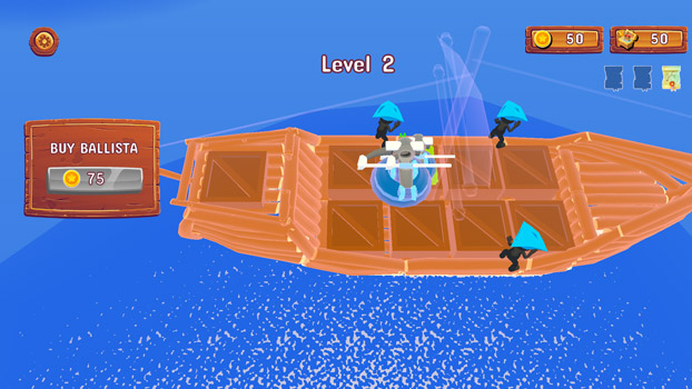 Ghép các súng trên tàu chiến.