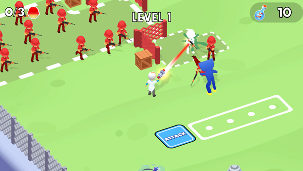 Đánh bại kẻ thù xâm chiếm.