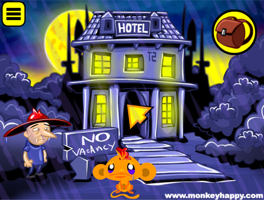 Chơi game Chú khỉ buồn: Khách sạn kỳ lạ - GameVui.vn