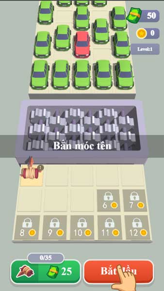 Chơi game Máy nghiền ô tô - GameVui