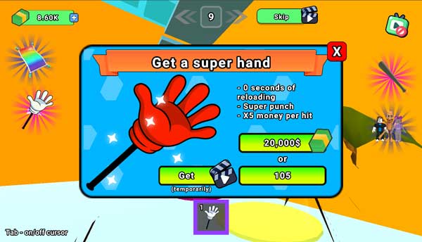 Xem video QC để nhận vật phẩm hỗ trợ