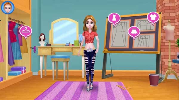 Chơi game Tự thiết kế quần áo - GameVui