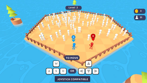 Chơi game Stickman đoàn kết - GameVui.vn