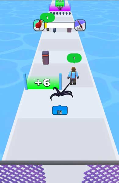 Nuốt chửng hình nộm Stickman và các cánh cổng tăng sức mạnh