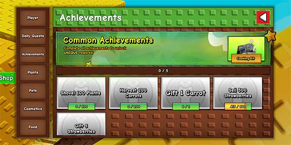 Cách làm đồ ăn nấu chín trong Grow a Garden (Bộ Dụng Cụ Nấu Ăn)