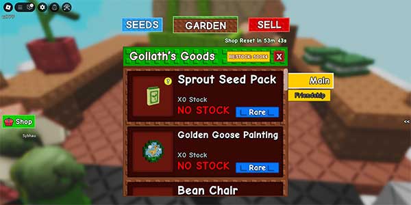 Tất cả vật phẩm mở khóa trong Friendship Shop Của Grow a Garden