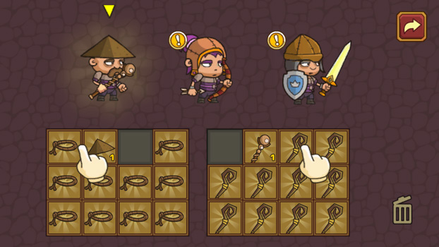 Hợp nhất các trang bị.