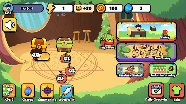 Chơi game Sâu ăn táo tiến hoá - GameVui.vn