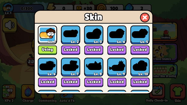 Nhiều trang phục sâu thú vị.