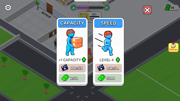 Thuê và nâng cấp nhân viên.