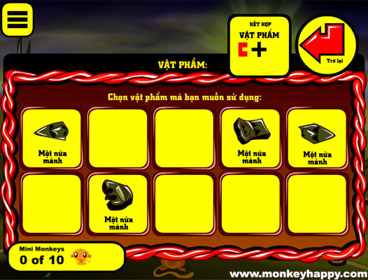 Nhiều vật phẩm cần sử dụng hợp lý.