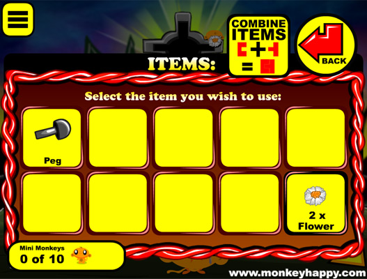 Ghép, sử dụng các vật phẩm một cách hợp lý.