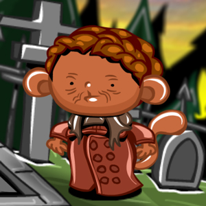 Chú khỉ buồn: Nghĩa trang