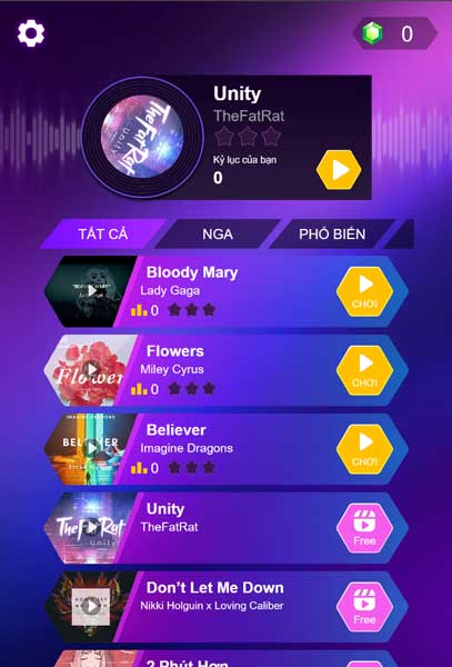 Chơi game Đấu trường nhịp điệu - GameVui