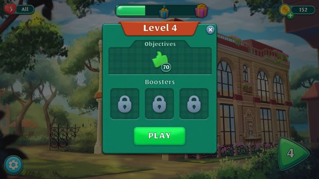 Nhiều màn chơi và thử thách lôi cuốn.