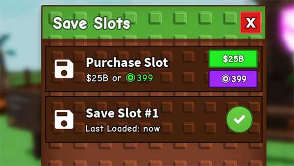 Hướng dẫn lưu Slot trong Grow a Garden