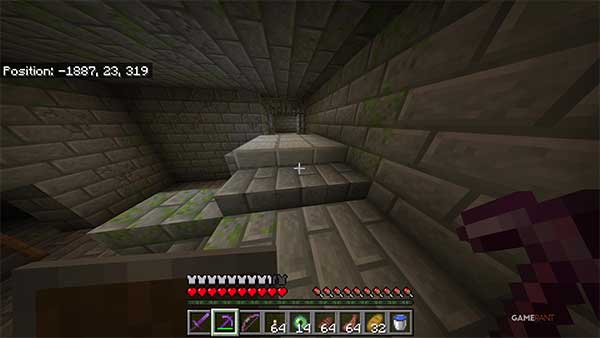 Đi vào Pháo đài và tìm cổng Kết Thúc