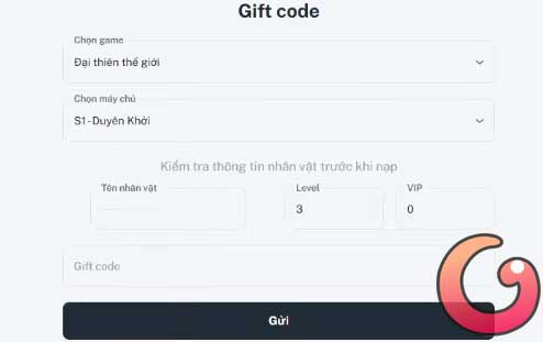 Nhập code