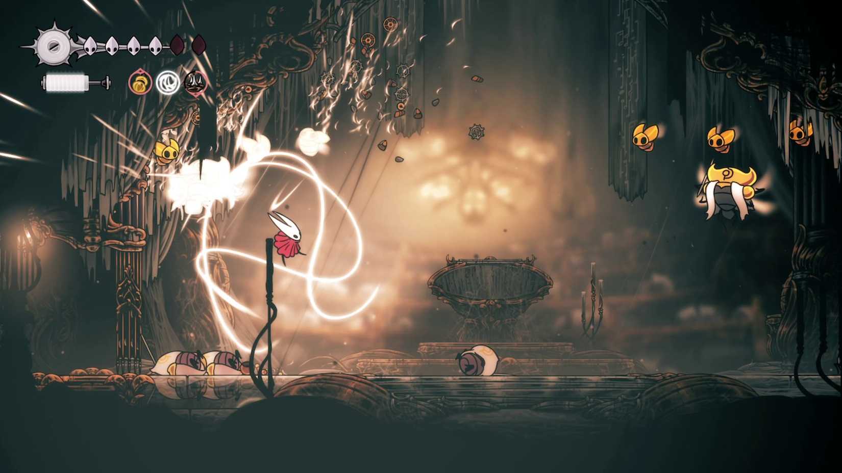 using thread storm in high halls gauntlet in silksong