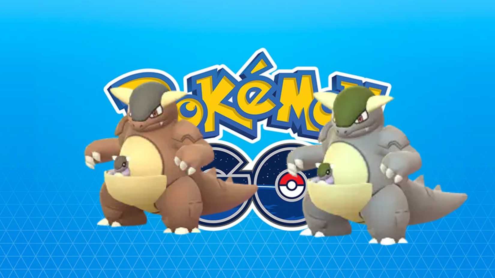 Kangaskhan và Shiny Kangaskhan trong Pokemon GO