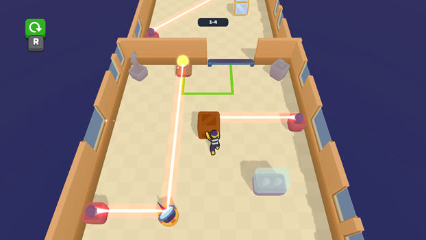 Tìm cách vượt qua các cánh cửa để đi tới được kho báu cuối màn chơi.