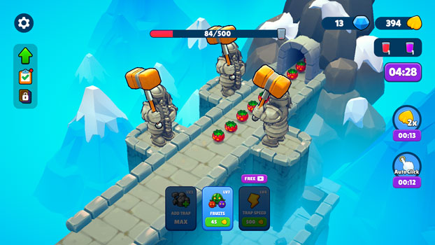 Nhiều màn chơi thú vị.