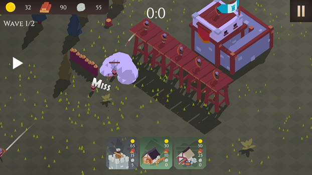 Xây tháp chiến thuật để chống lại đông đảo kẻ thủ.