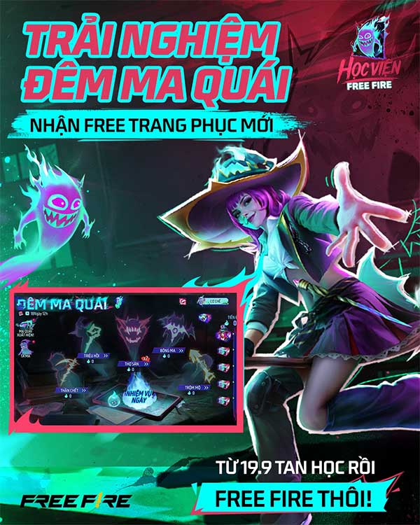 Nhận free trang phục Phù Thủy Siêu Quậy