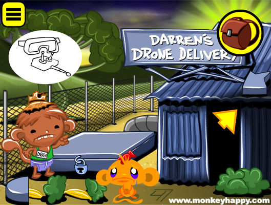 Tìm kiếm drone cho chú khỉ.