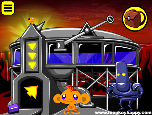 Chơi game Chú khỉ buồn: Siêu robot - GameVui.vn