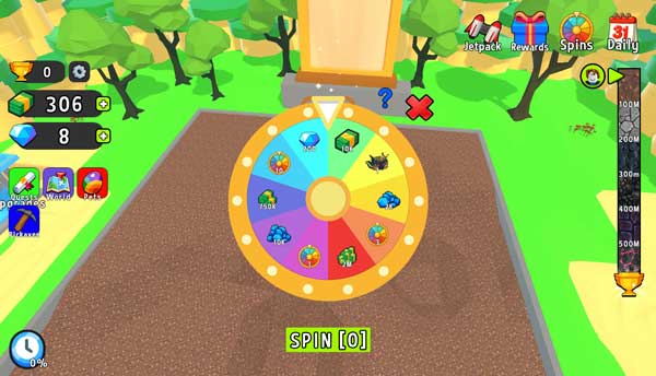 Vòng quay may mắn với nhiều phần thưởng hấp dẫn