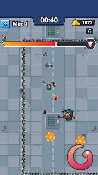 Đối đầu với Boss