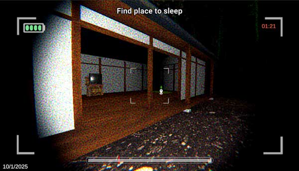 Đi đến nơi trú ẩn trong rừng