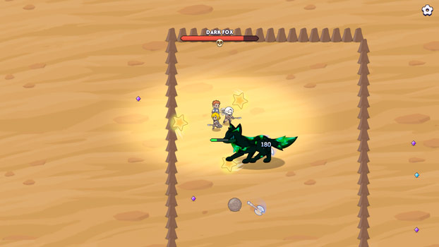 Chiến đấu với trùm.