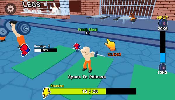 Luyện đều các phần cơ bắp khác nhau