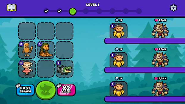 Chơi game Brainrot chiến binh - GameVui.vn