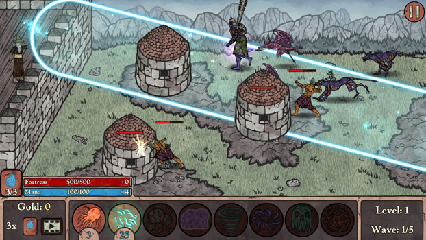 Sử dụng kỹ năng đánh áp đảo kẻ thù.