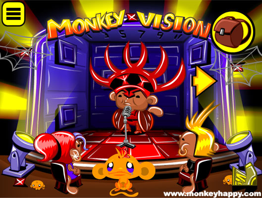 Chơi game Chú khỉ buồn: Ca sĩ khán phòng - GameVui.vn